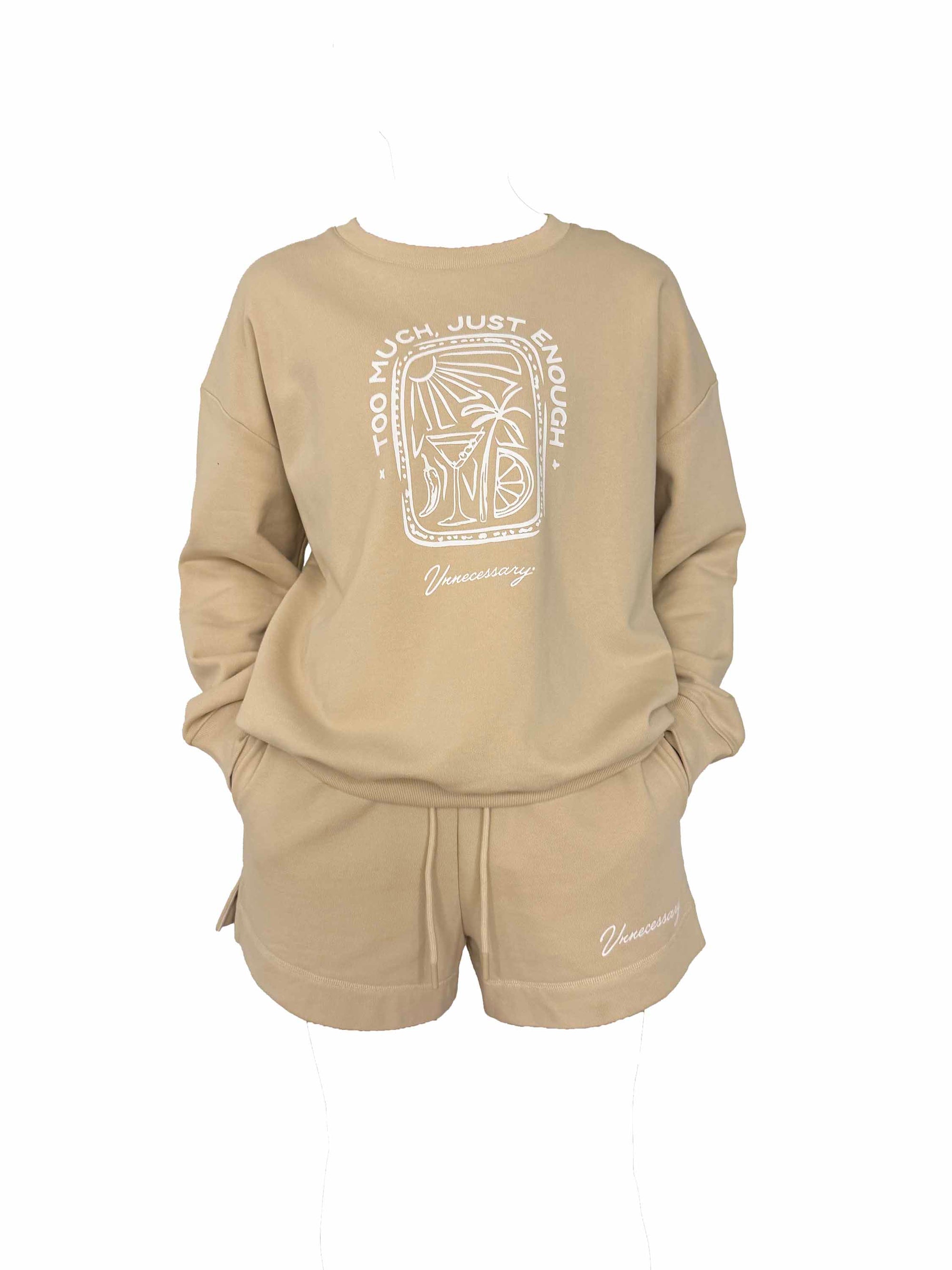 Too Much, Just Enough Crewneck