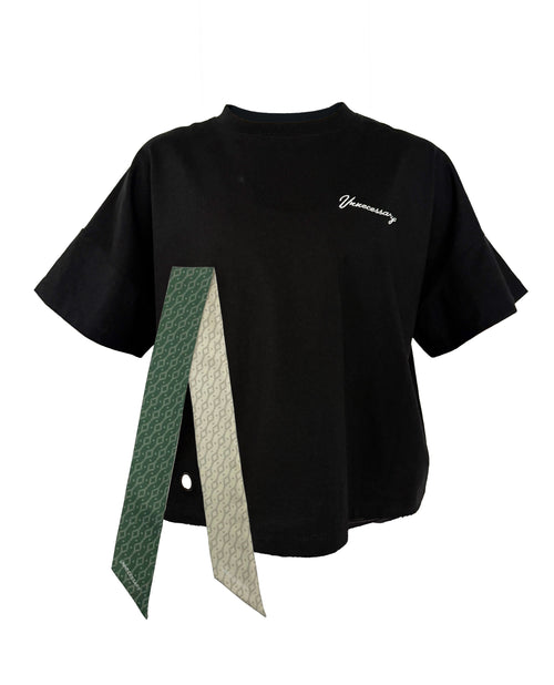 BLACK BOX CUT T-SHIRT + TWILLY