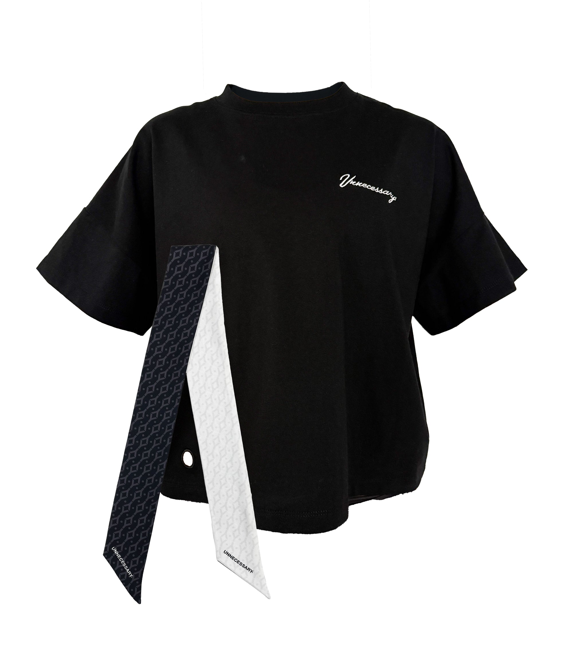 BLACK BOX CUT T-SHIRT + TWILLY