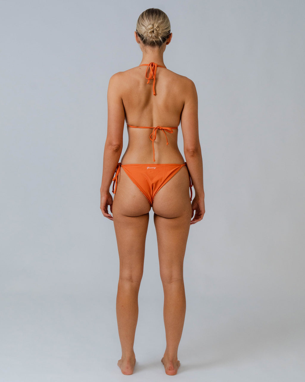 Reversible Y. Print Tie Side Bottom - Burnt Orange