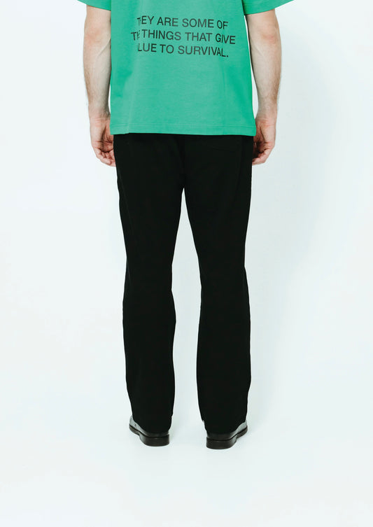 UNNECESSARY Straight-Leg Sweatpant | Black