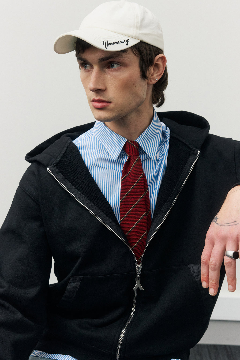 Y Zip Hoodie