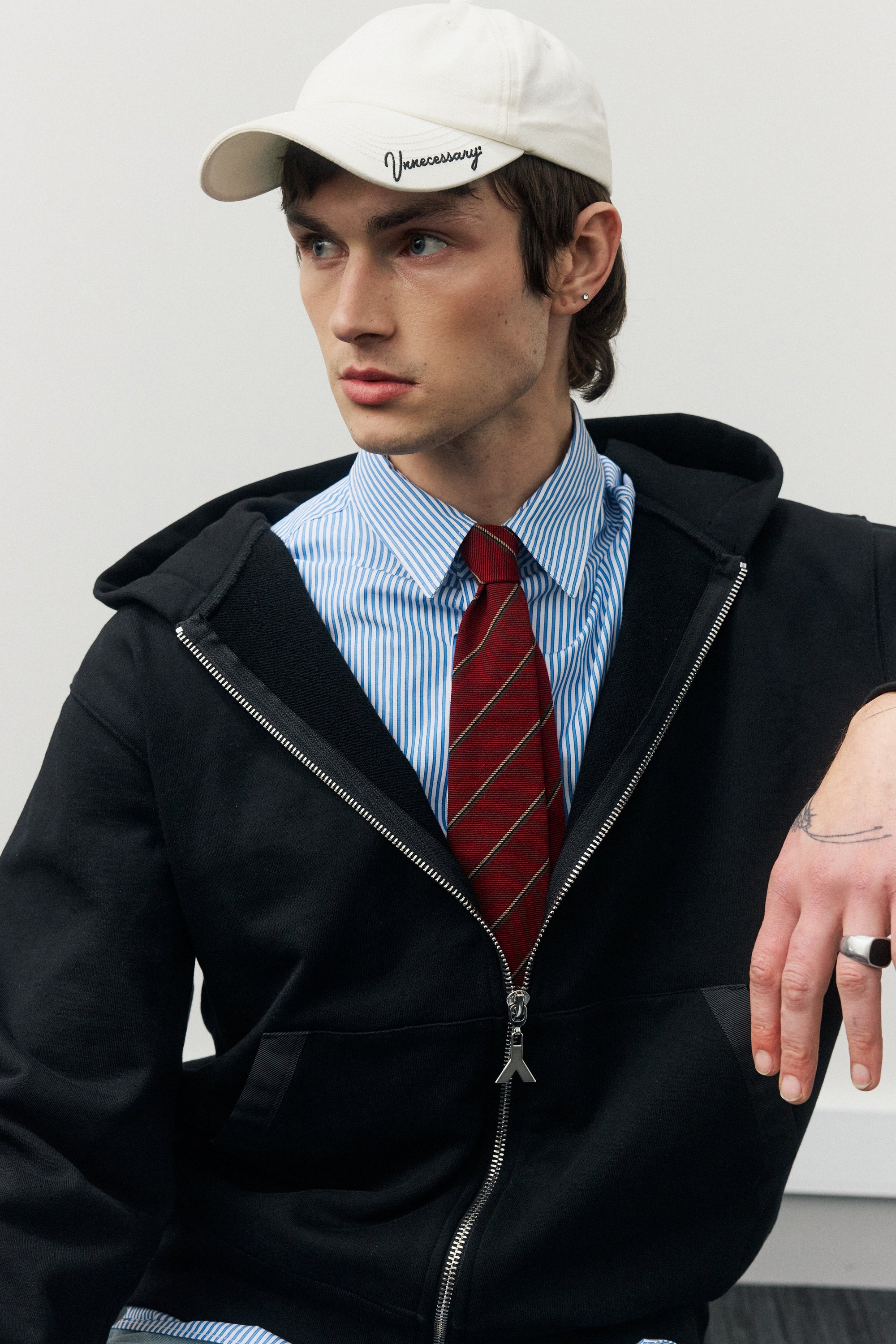 Y Zip Hoodie